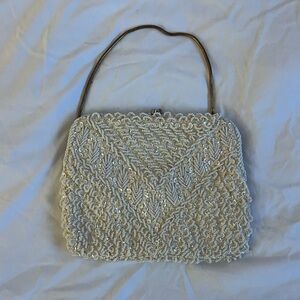 Vintage Beaded Evening Bag Clutch